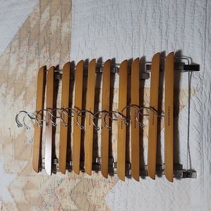 10 Wooden Banana Republic Skirt or Pants Hangers